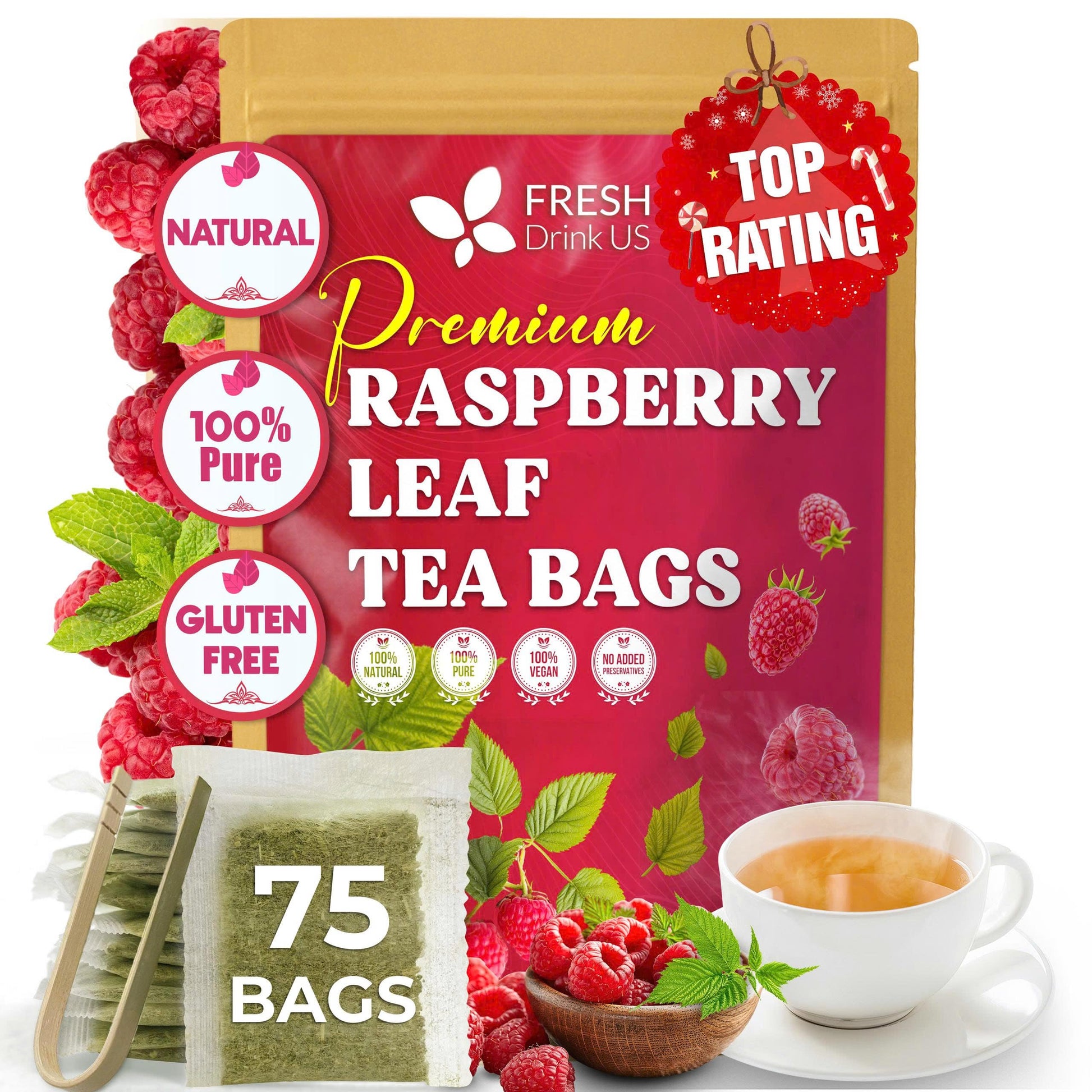 Raspberry - 75 Tea Bags