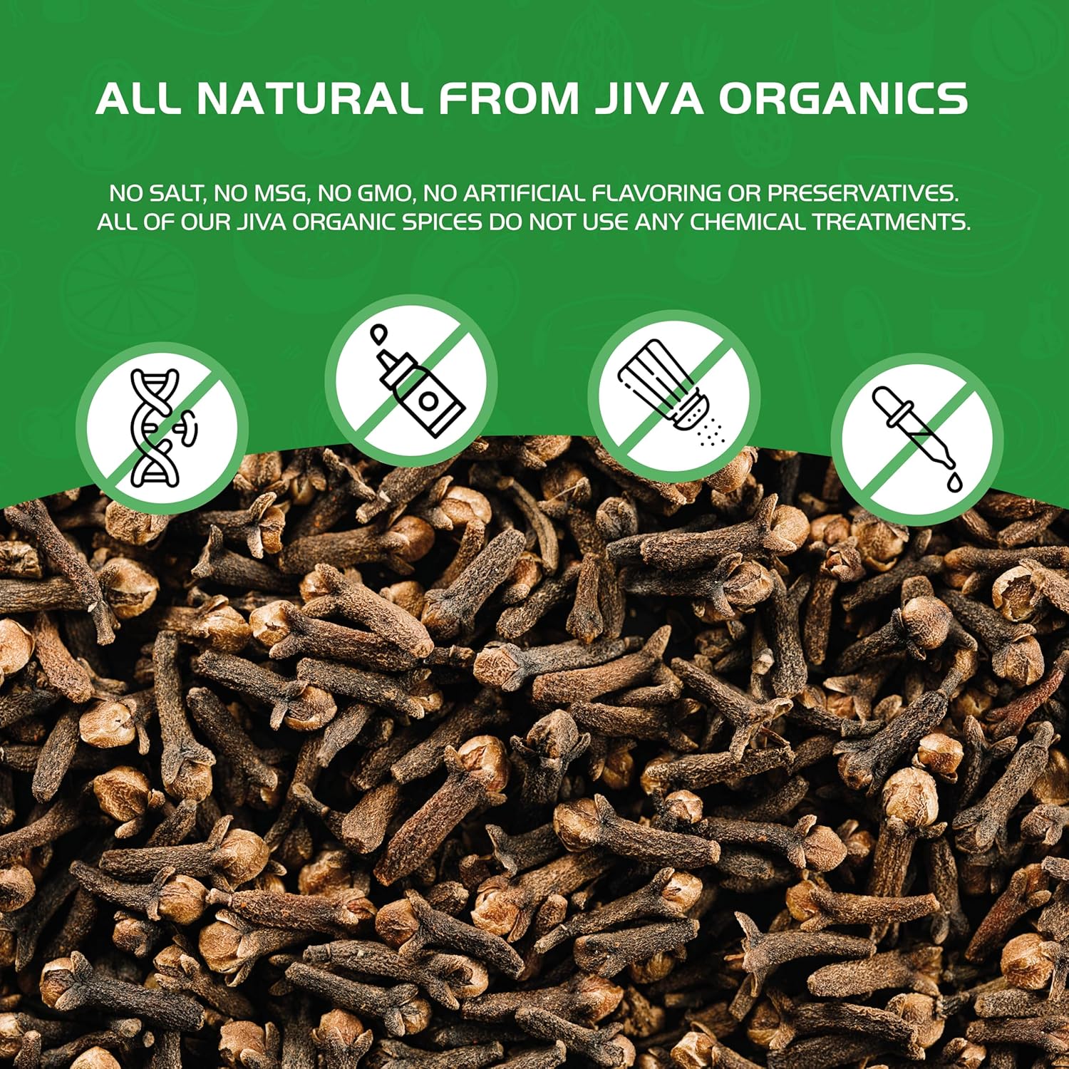 Jiva_Organic_Cloves_Whole_3.5_Ounce_Bag_-_Non-GMO,_Non_Irradiated_-_Dried_Clove_Buds_-_Great_for_Foods,_Tea,_Pomander_Balls,_and_even_Potpourri
