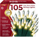 105 - Green - Clear Warm White Lights