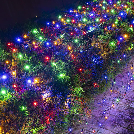 Dazzle_Bright_Christmas_200_LED_Net_Lights,_9.8FT_x_6.6FT_Green_Wire_Connectable_Mesh_Lights_with_8_Modes,_Christmas_String_Lights_for_Xmas_Indoor_Outdoor_Garden_Party_Decorations_(Multi-Colored)
