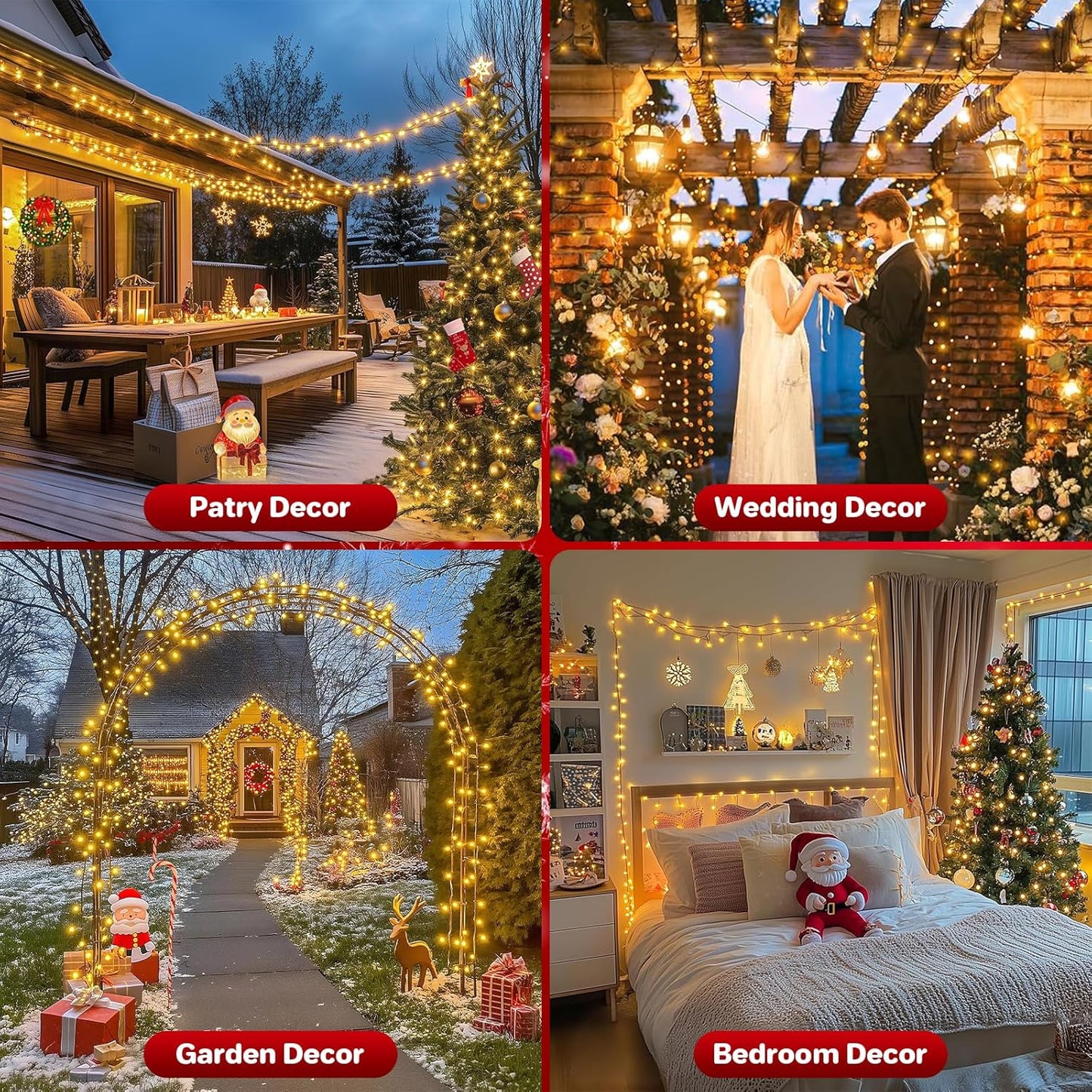 Christmas_Lights_Outdoor_100LED_33FT,_Green_Wire_Connectable_Christmas_String_Lights_|_8_Modes_Twinkle_Fairy_Lights_Plug_in_with_Timer,_for_Indoor_Outside_Xmas_Trees_Garden_Party,_Warm_White