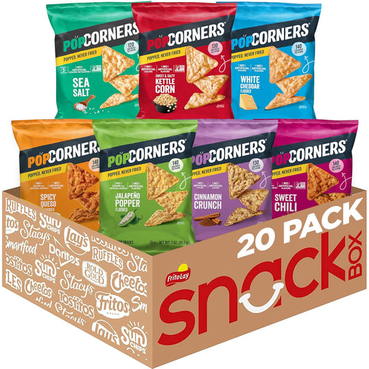 PopCorners_Popped_Corn_Chips,_7_Flavor_Variety_Snack_Pack,_1_oz_Bags,_(20_Pack),_Gluten_Free,_No_Artificial_Colors,_No_Artificial_Flavors