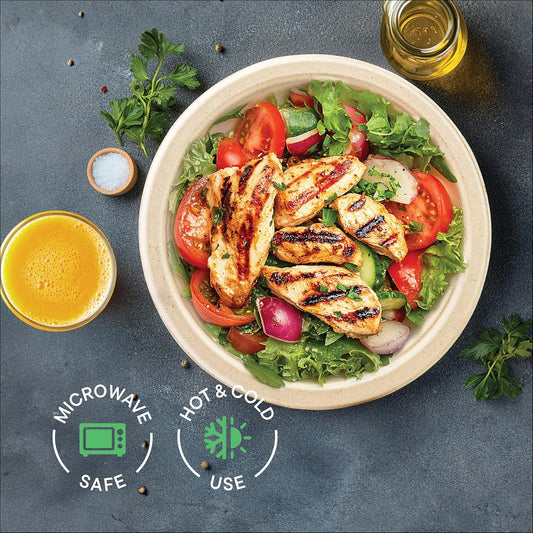 100%_Compostable_Paper_Plates,_Heavy_Duty_Disposable_Plates_[125-Pack]_9_Inch_Plates_-_Eco-Friendly,_Biodegradable_Sugarcane_Bagasse,_Natural_Unbleached_Brown_9"_Dinner_Paper_Plate_Disposable