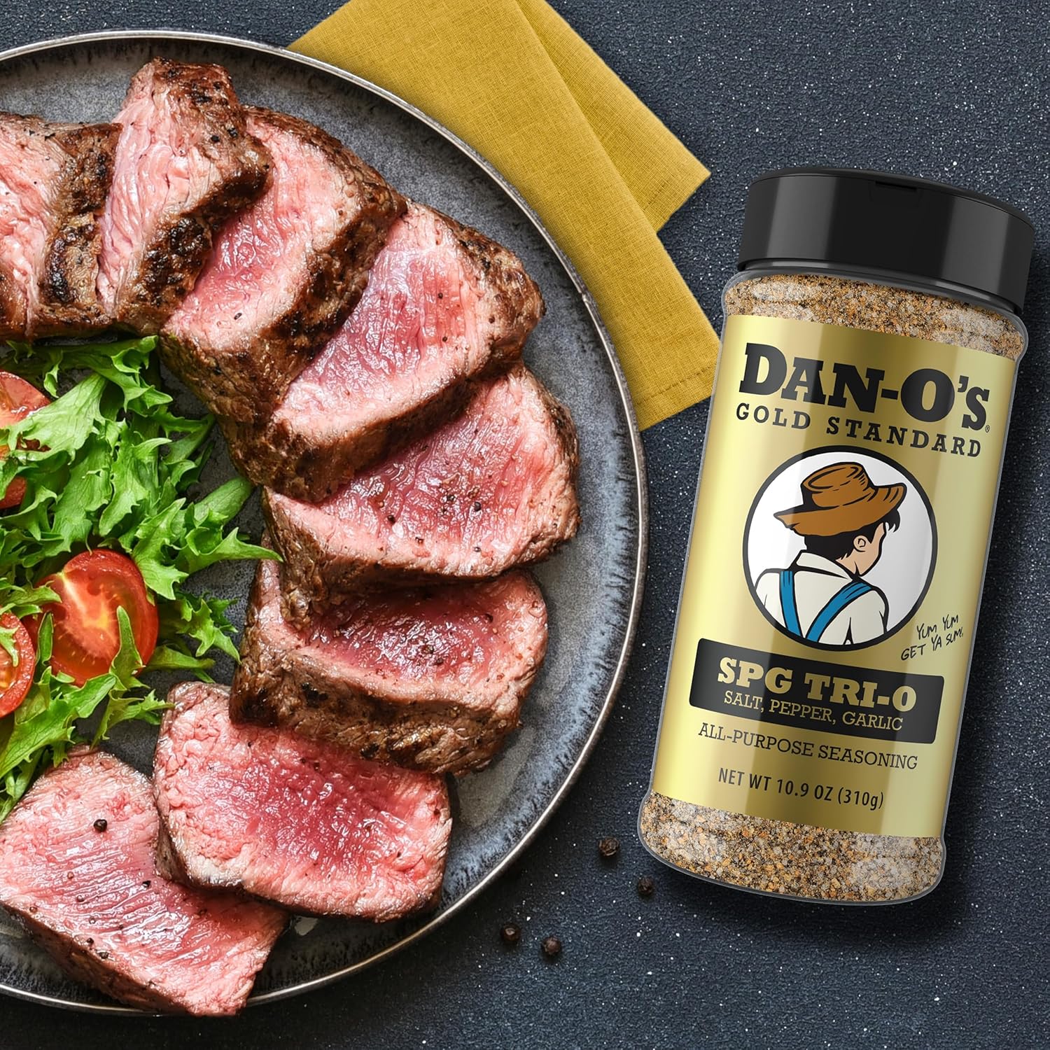 Dan-O’s_SPG_Tri-O_Seasoning_–_Salt,_Pepper_&_Garlic_Blend_–_Medium_Bottle_–_Premium_All_Purpose_SPG_for_Steak,_Chicken,_Seafood_&_Veggies