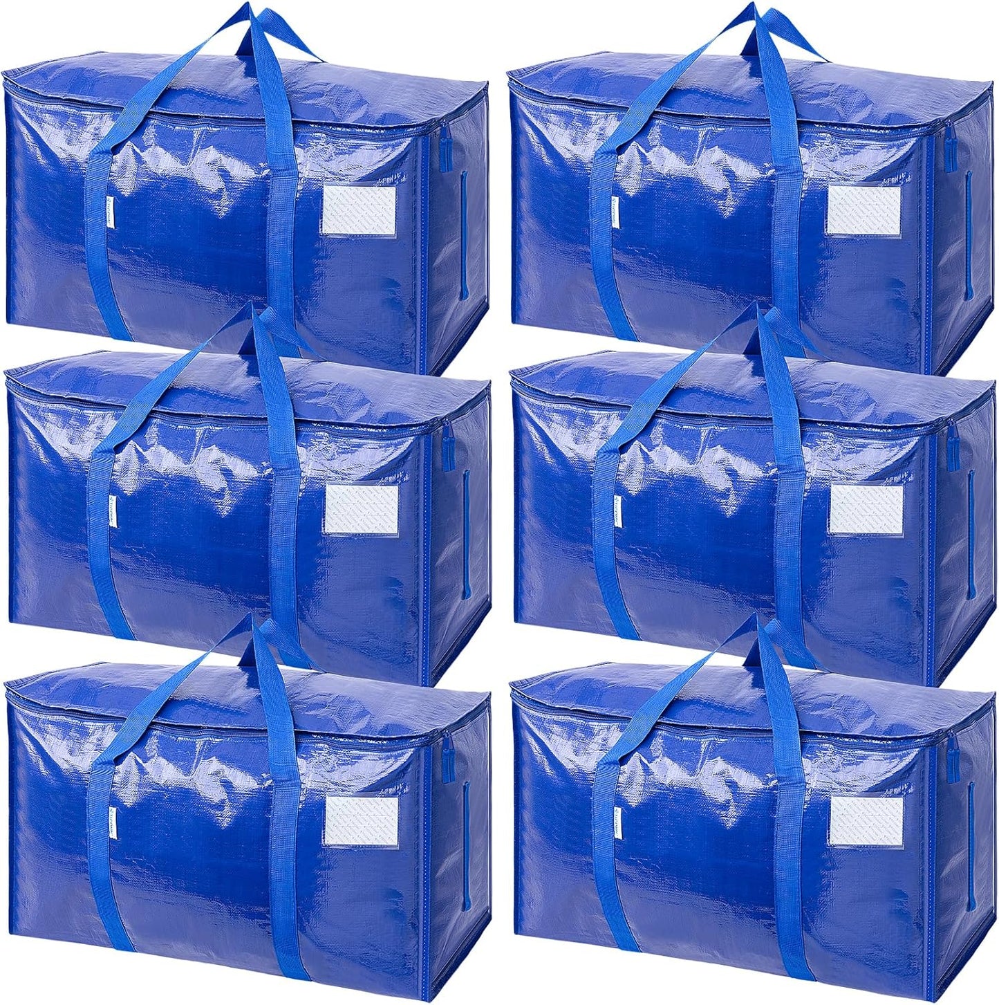TICONN_6_Pack_Extra_Large_Moving_Bags_Heavy_Duty_with_Zippers_&_Carrying_Handles,_Durable_Storage_Bags_Moving_Boxes_for_Closet_Organizers_and_Storage_(6_Pack,_Blue)