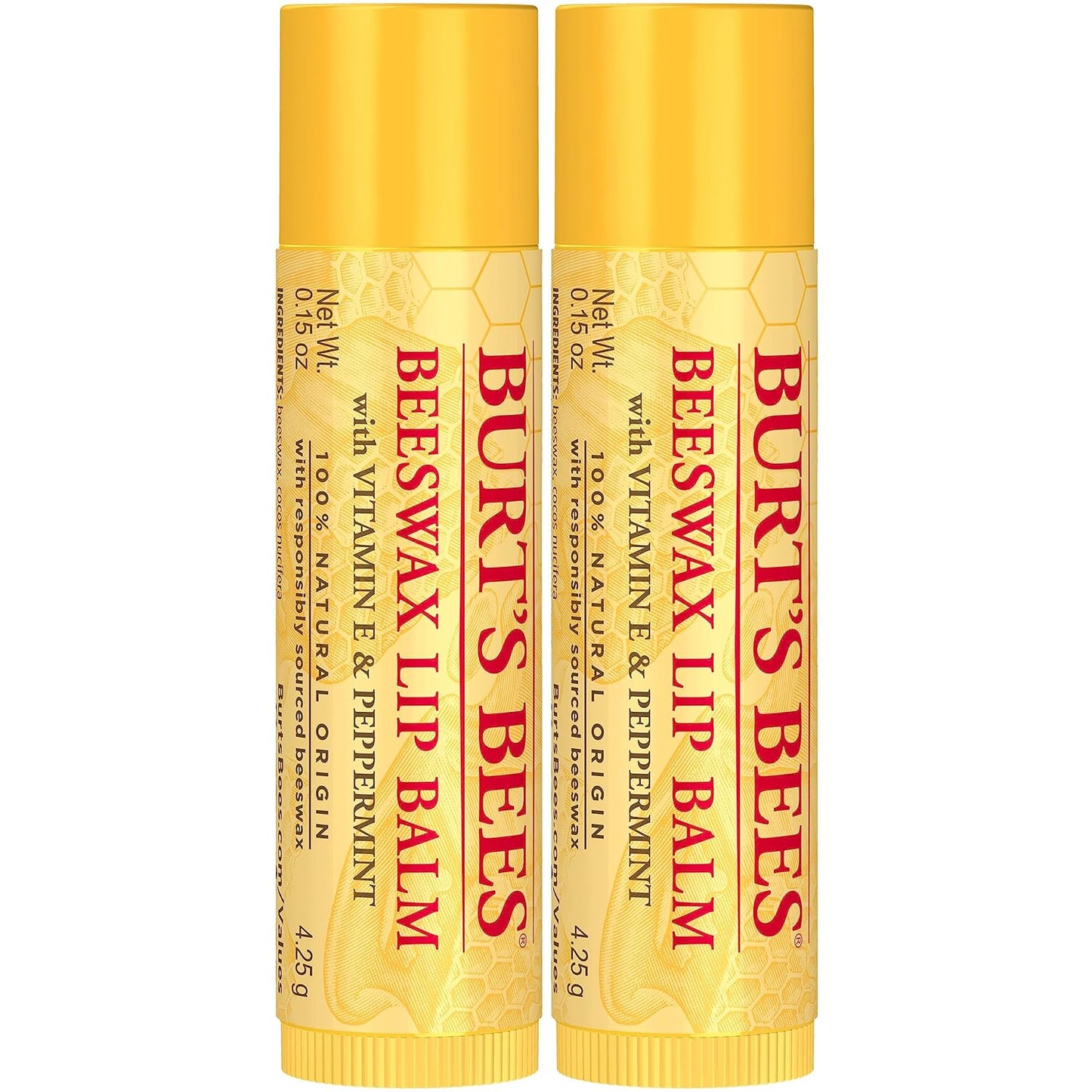 Burt's_Bees_Lip_Balm_-_Original_Beeswax,_Lip_Moisturizer_With_Responsibly_Sourced_Beeswax,_Tint-Free,_Natural_Origin_Conditioning_Treatment,_2_Tubes,_0.15_oz.