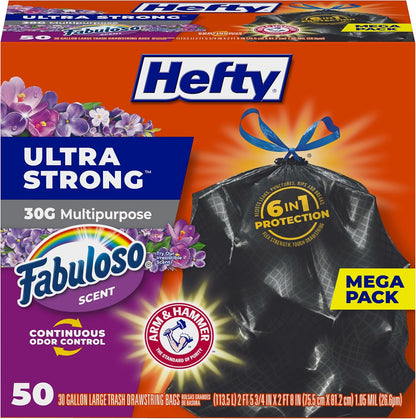 Hefty_Ultra_Strong_30_Gallon_Trash_Bags,_Large_Trash_Bags_30_Gallon_Size,_Multipurpose,_Break_Resistant_Drawstring_Closure,_Resists_Leaks,_Punctures,_and_Tears,_Black,_Fabuloso_Scent,_50_Bags