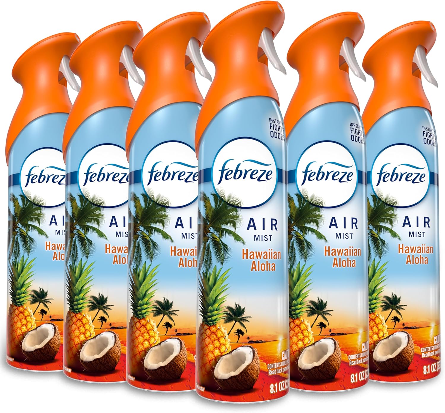 Febreze_Air_Mist,_Air_Freshener_Spray,_Odor_Fighting_Room_Spray,_Deodorizer_for_Home_Bathroom_Kitchen_Office_Apartment_Dorm_Room_Classroom,_Hawaiian_Aloha,_8.1oz,_6ct