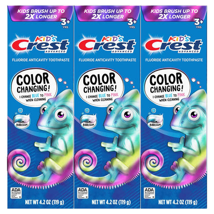 Crest_Advanced_Kid's_Fluoride_Toothpaste,_Bubblegum_Flavor,_4.2_oz,_3_Count,_Color-Changing_Anticavity_Toothpaste