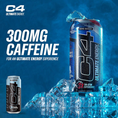 C4_Ultimate_Sugar_Free_Energy_Drink_16oz_(Pack_of_12)_|_Arctic_Snow_Cone_|_Pre_Workout_Performance_Drink_with_No_Artificial_Colors_or_Dyes