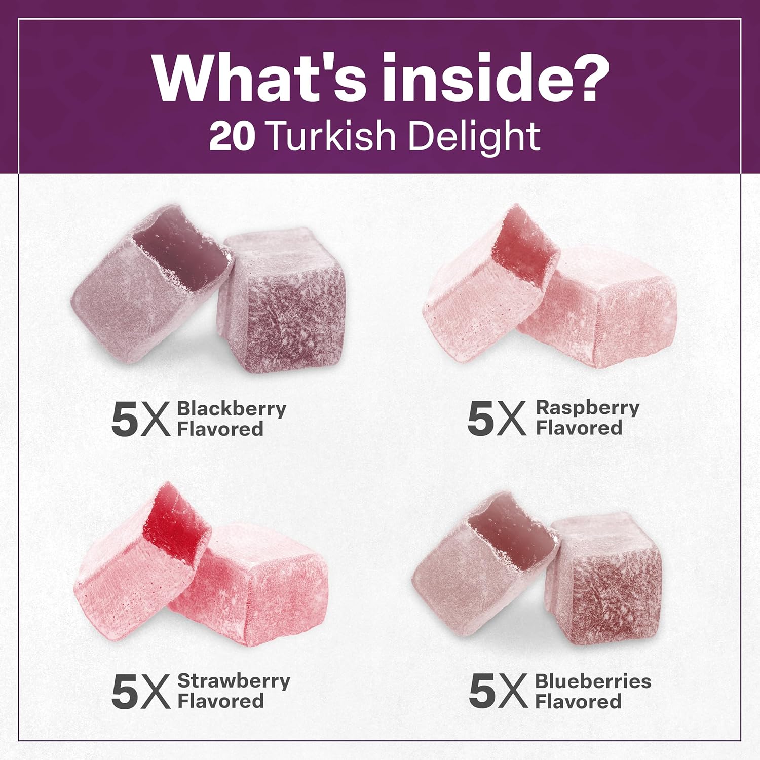 Eastanbul_Turkish_Delight,_10.5oz,_Turkish_Delights_Candy_Assorted_Strawberry,_Blackberry,_Raspberry_&_Blueberry_Flavor,_International_Candy,_Lokum,_Plain,_Gluten_Free,_No_Synthetic_Ingredient,_Vegan