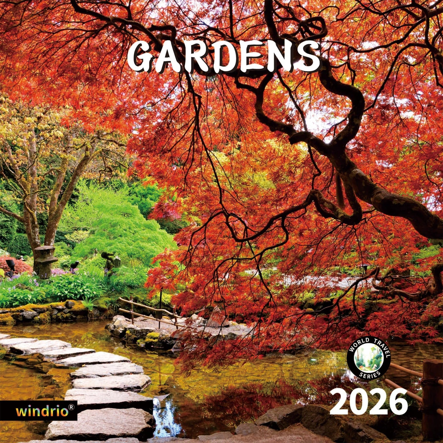 2026 Wall Calendar,Calendar 2026, November 2025 - December 2026, Wall Calendar Gardens, 12&amp;#34; x 24&amp;#34; Opened,Full Page Months Thick &amp;amp; Sturdy Paper for Calendar Organizing &amp;amp; Planning