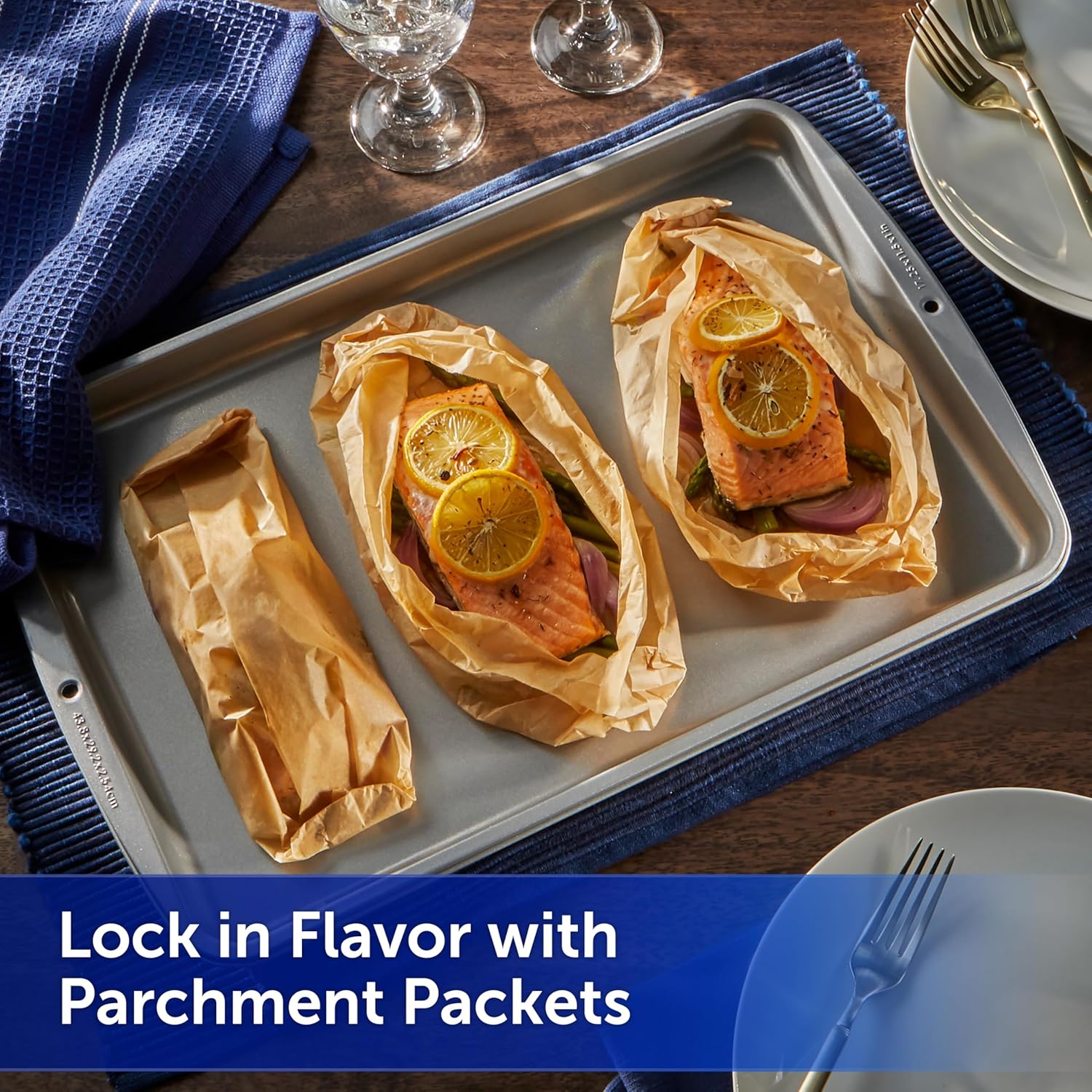 Reynolds_Kitchens_Unbleached_Parchment_Paper_Roll,_Non_Stick_Parchment_Paper_for_Cooking_and_Baking,_Oven_Safe_up_to_425_Degrees,_Chlorine-Free,_45_Feet_x_12_Inches,_45_Total_Sq._Ft.