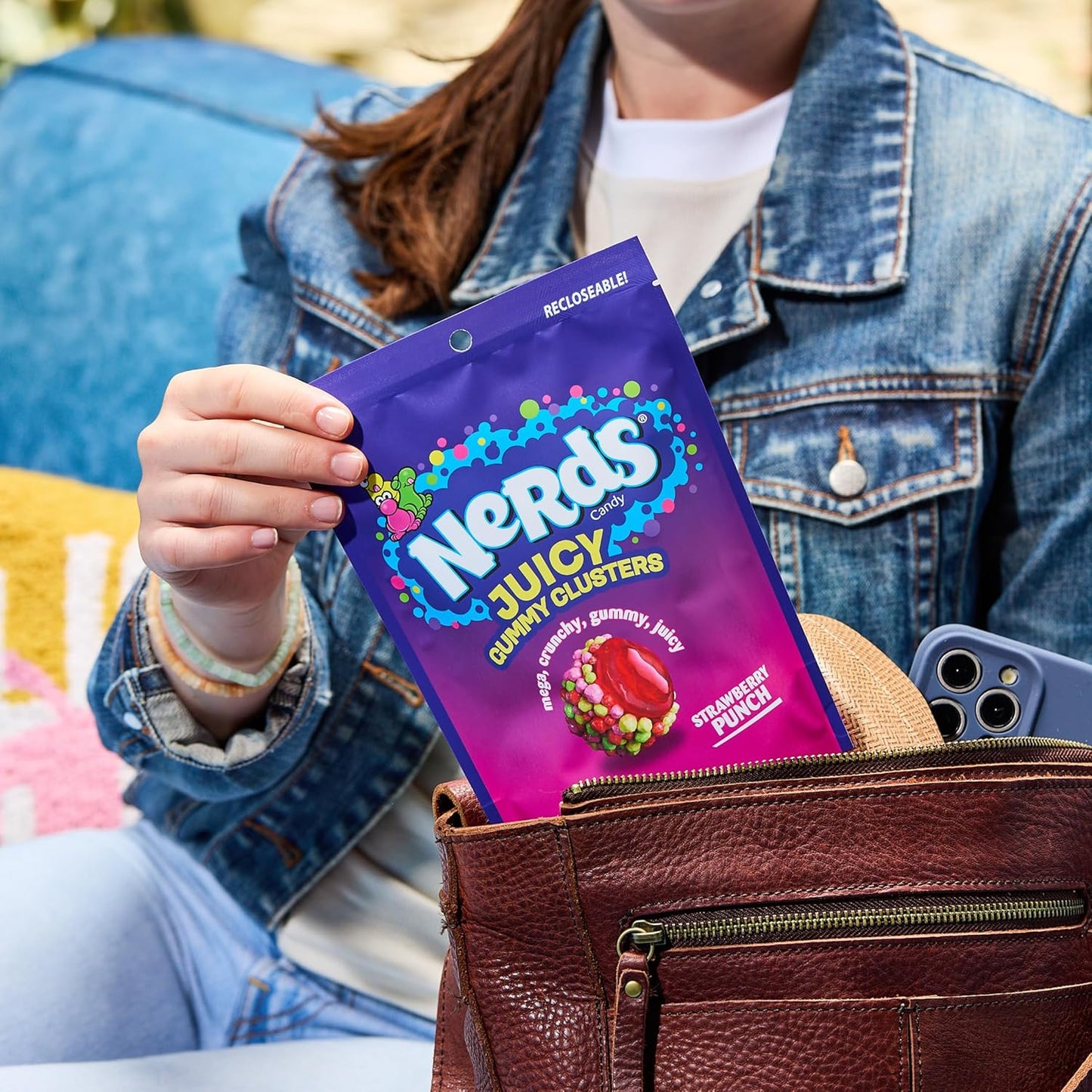 NERDS_Juicy_Gummy_Clusters,_Strawberry_Punch,_Juicy_and_Gummy_Candy,_1_Stand_Up_Bag,_for_Snacking_and_Sharing,_7.15_oz