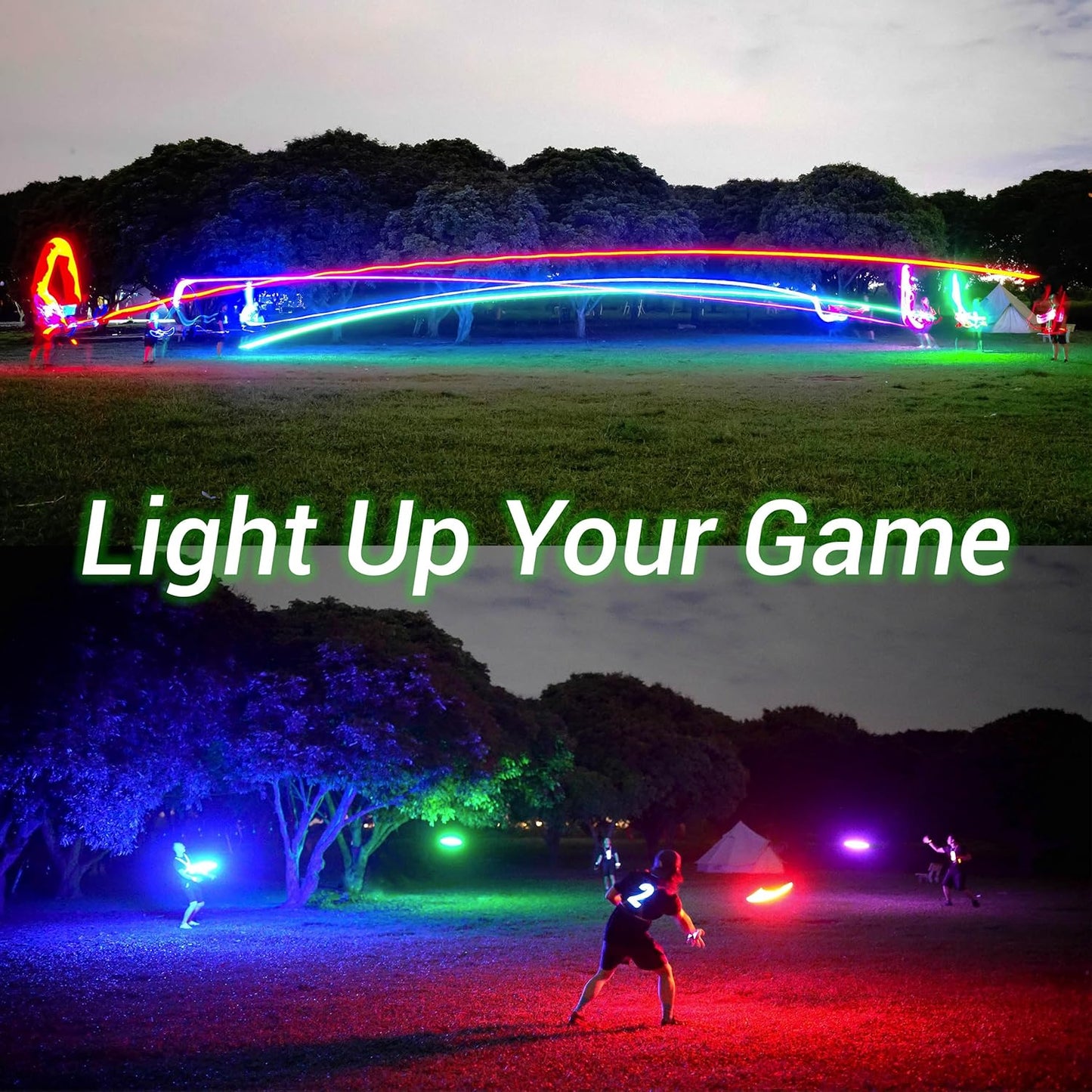 TOSY_Flying_Disc_-_108_RGB_Multicolor_or_36_Monocolor_LEDs,_Super_Bright,_Smart_Modes,_Easter_Basket_Stuffers_Gift,_Camping_Toy_for_Kid/Teen/Adult,_Auto_Light_Up,_Rechargeable,_Waterproof,_175g