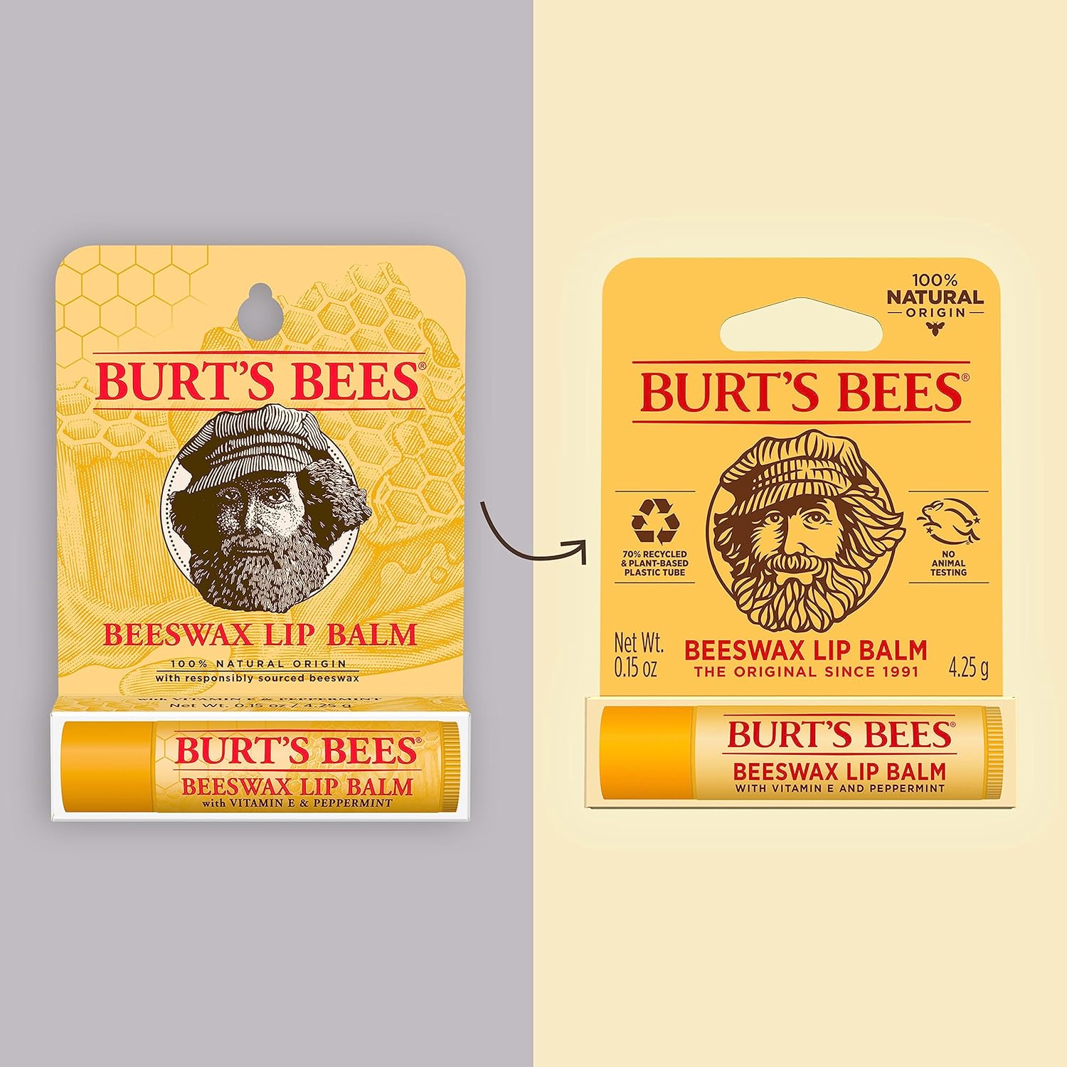 Burt's_Bees_100%_Natural_Moisturizing_Lip_Balm,_Original_Beeswax_with_Vitamin_E_&_Peppermint_Oil,_0.15_Oz