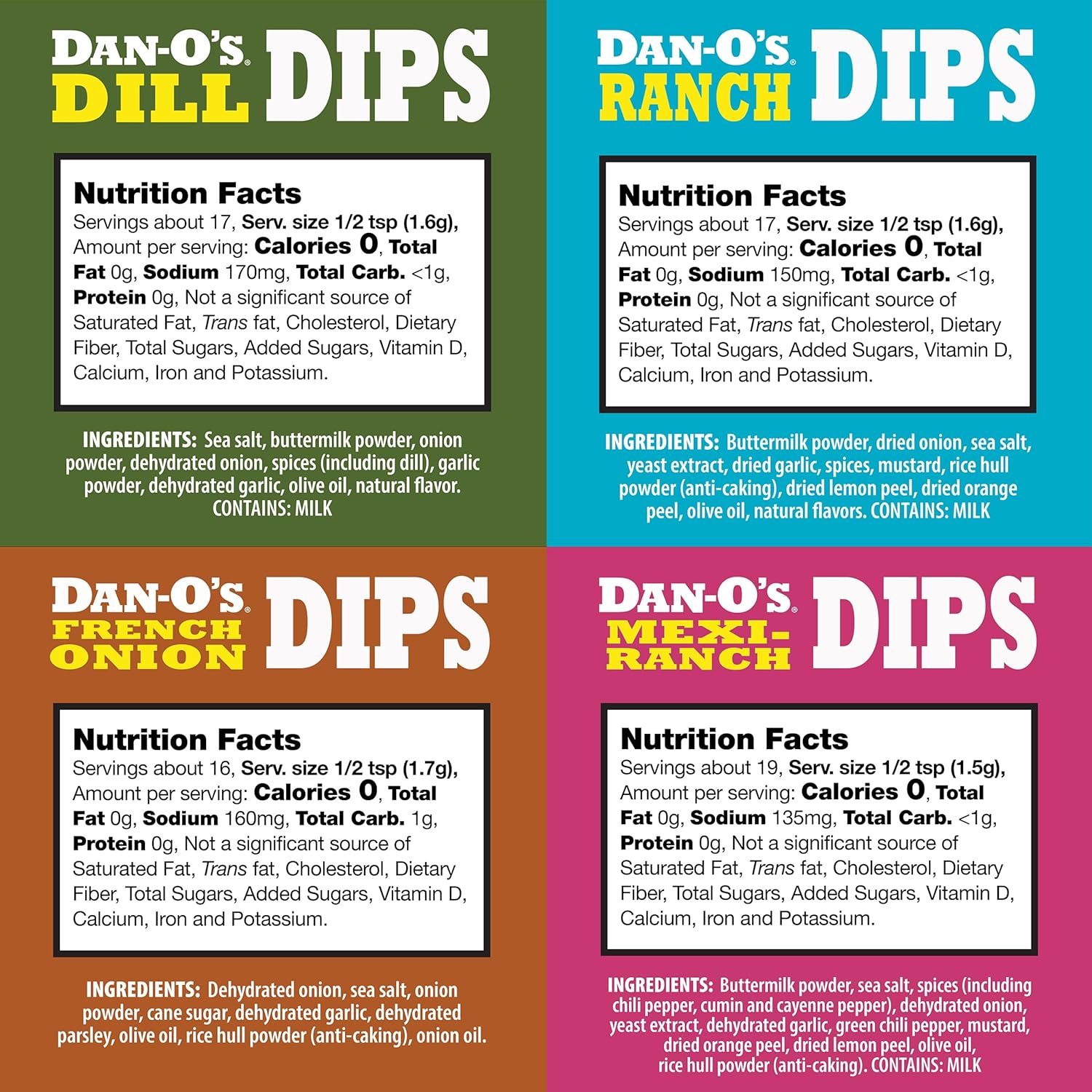 Dan-O’s_Dips_Variety_Pack_(8_Pack)_–_Ranch,_Mexi-Ranch,_French_Onion_&_Dill_Dip_Mixes_–_All-Natural_Seasoning_Packets_–_Just_Add_Sour_Cream_or_Greek_Yogurt_–_No_Artificial_Ingredients