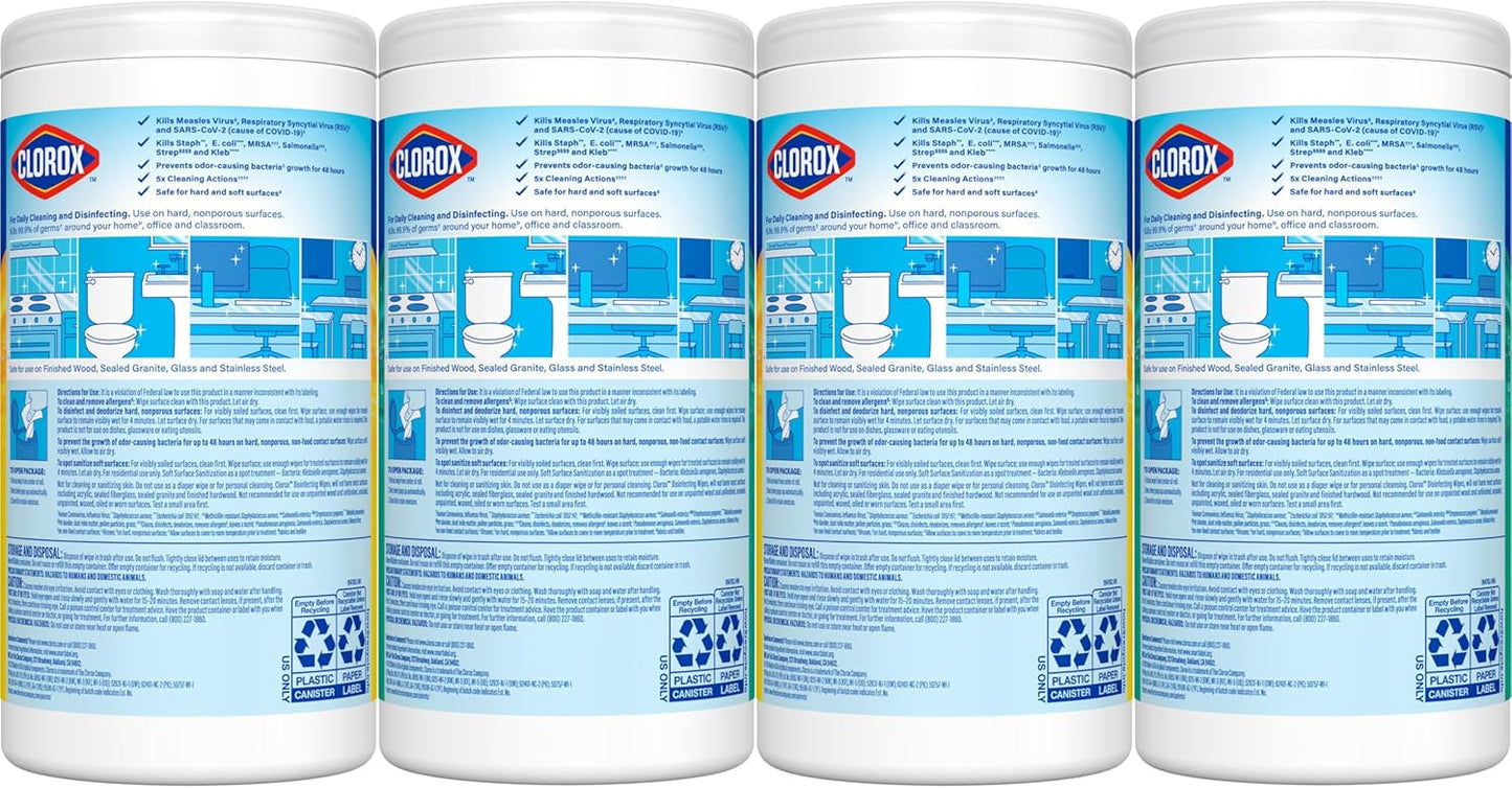Clorox_Disinfecting_Cleaning_Wipes_for_Spring_Cleaning_&_Allergy_Season,_Bleach_Free,_Fresh_Scent_and_Crisp_Lemon,_75_Count_Each,_Pack_of_4