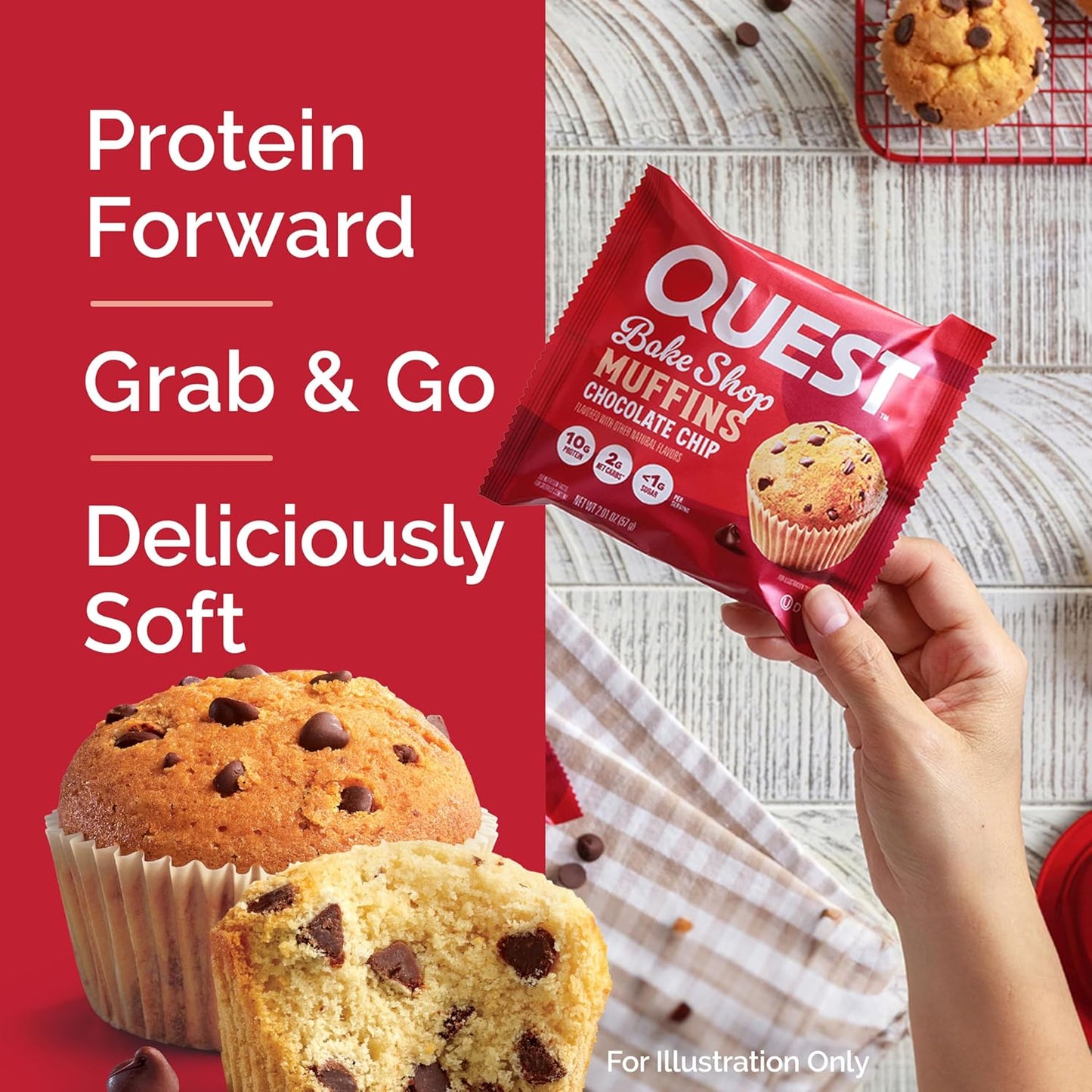 Quest_Nutrition_Chocolate_Chip_Muffin,_10g_Protein,_2g_Net_Carb,_Less_than_1g_Sugar,_Protein_Snack,_8_Count
