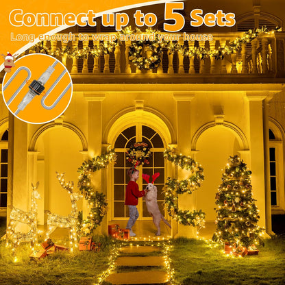Ollny_120LED_40FT_String_Lights,_Waterproof_Connectable_Christmas_Lights_with_Timer_8_Modes,_Warm_White_Plug_in_Fairy_Light_for_Indoor_Outdoor_Bedroom_Xmas_Tree_Holiday_Party_Decorations