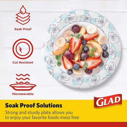 Glad_Round_Disposable_Paper_Plates,_Blue_Flower_Design,_Heavy_Duty_Soak_Proof_Cut_Resistant_Microwave_Safe_Plates_for_Meals,_Parties,_Picnics,_and_Events,_10_Inch,_50_Count