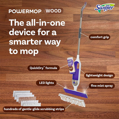 Swiffer_Power_Mop_Wood,_Hardwood_Floor_Cleaner_for_Mopping_Home,_Bathroom,_Kitchen,_All_Purpose_Multi-Surface_Cleaning_Set_includes_PowerMop_Wood,_2_Pads,_1_QuickDry_Lemon_Solution,_&_2_Batteries