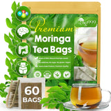 30 Bags Premium Turmeric Ginger Cinnamon Tea, Improve Digestion, Support Brain, Weight, Skin and Sleep, Eco-Conscious Tea Bags and Premium Natural Ingredients. Turmeric Ginger Herbal Tea. No Sugar, No Caffeine, No Gluten, Vegan.