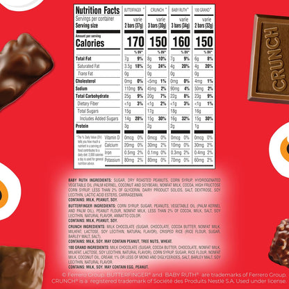 Butterfinger,_CRUNCH,_Baby_Ruth,_100_Grand_Fun_Size_Assorted_Candy_Bars,_Great_for_Sharing,_Bulk_40_Count_Pack,_20.7_oz