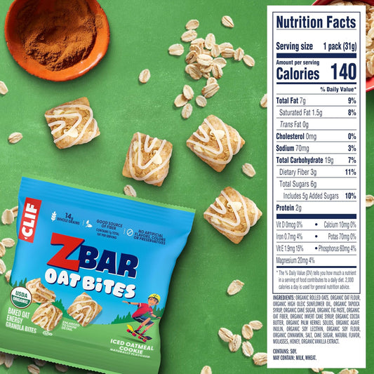 Zbar_Oat_Bites_-_Iced_Oatmeal_Cookie_-_Baked_Oat_Energy_Granola_Bites_-_USDA_Organic_Snacks_for_Kids_-_14g_Whole_Grains_(6_Snack_Packs)