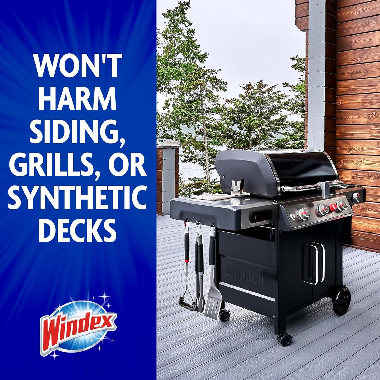 Windex_Outdoor_Window_and_Glass_Cleaner_for_Hose_Ammonia_Free,_Concentrated_Formula_for_Deep_Outdoor_Clean,_Patio_Cleaner,_Compatible_With_All_Hoses,_32_Fl_Oz_(Pack_of_2)