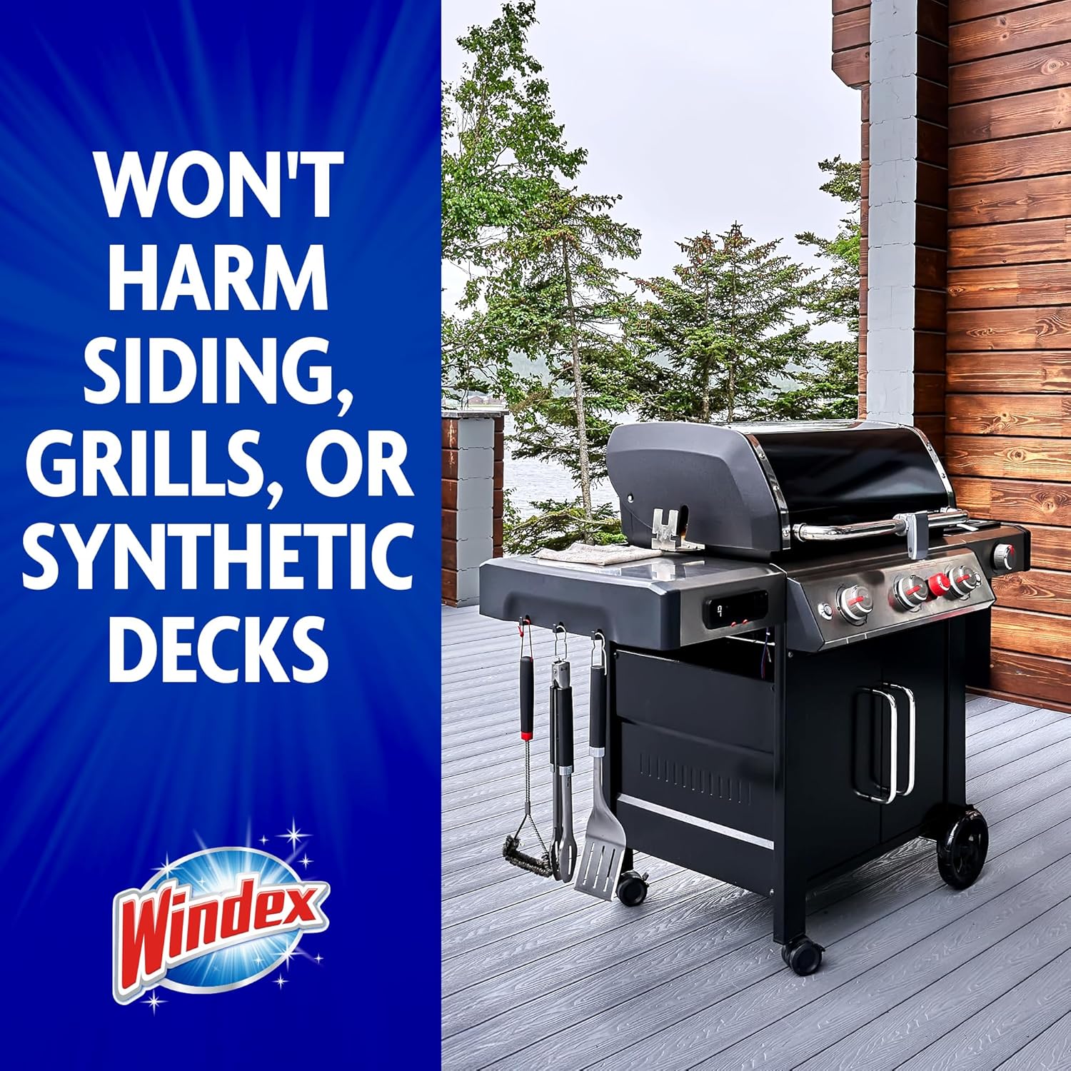 Windex_Outdoor_Window_and_Glass_Cleaner_for_Hose_Ammonia_Free,_Concentrated_Formula_for_Deep_Outdoor_Clean,_Patio_Cleaner,_Compatible_With_All_Hoses,_32_Fl_Oz_(Pack_of_2)