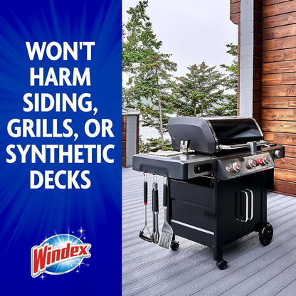 Windex_Outdoor_Window_and_Glass_Cleaner_for_Hose_Ammonia_Free,_Concentrated_Formula_for_Deep_Outdoor_Clean,_Patio_Cleaner,_Compatible_With_All_Hoses,_32_Fl_Oz_(Pack_of_2)