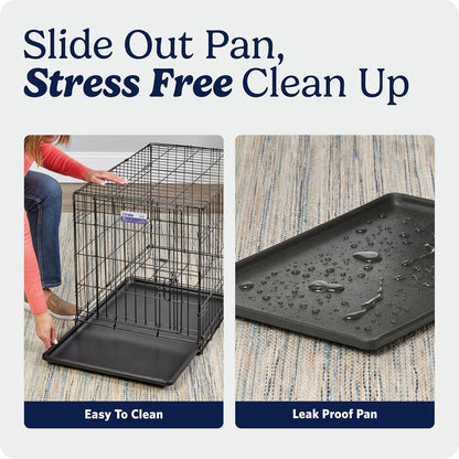 MidWest_Homes_for_Pets_30-Inch_iCrate_for_Medium_Breeds,_21-40_lbs,_Single_Door_Folding_Dog_Crate_with_Divider_Panel,_Leak-Proof_Tray_&_Secure_Latch,_Portable,_Durable_&_Easy_to_Assemble