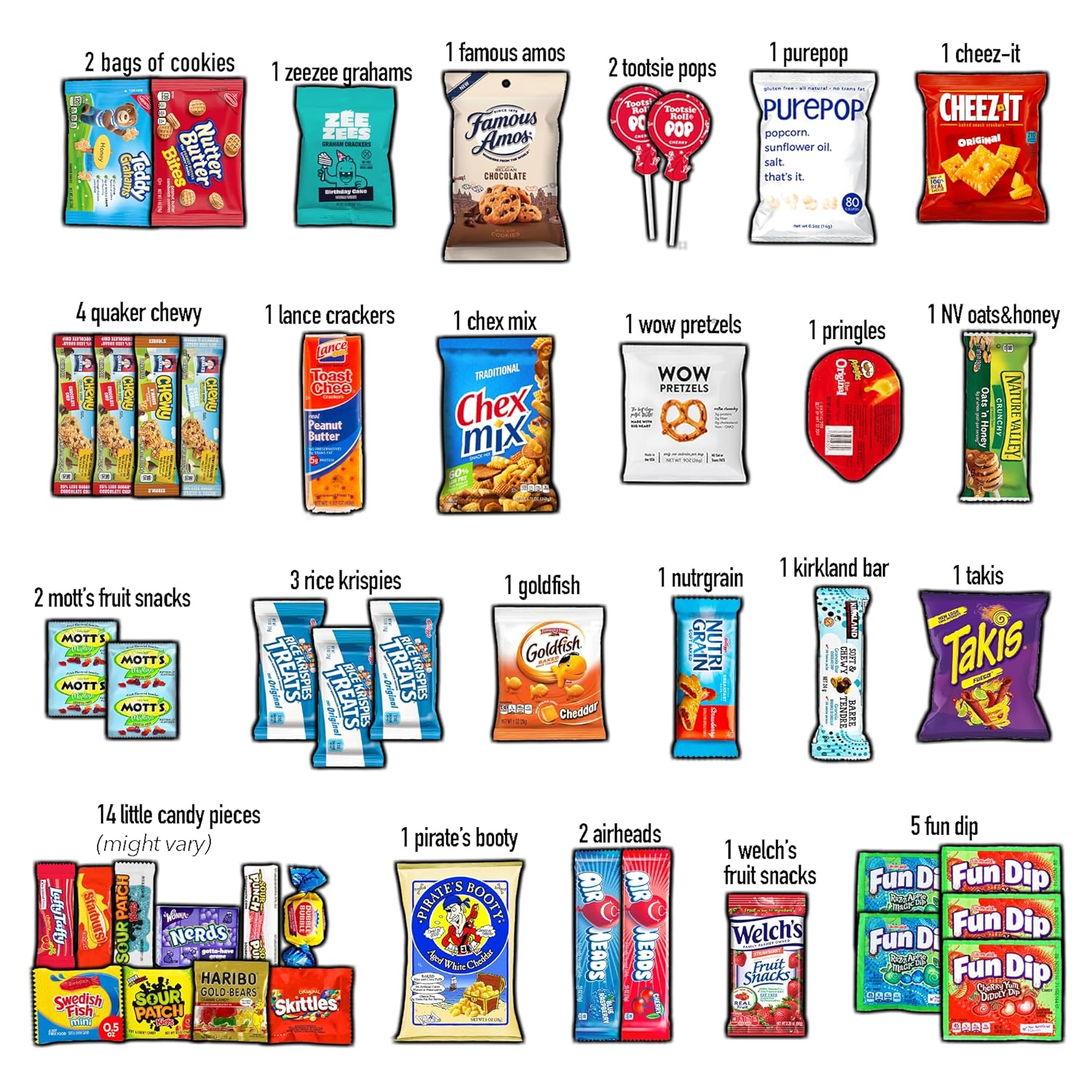 CRAVEBOX_Snacks_Box_Variety_Pack_Care_Package_(45_Count)_Easter_Treats_Gift_Basket_Adults_Kids_Grandkids_Guys_Girls_Women_Men_Boyfriend_Birthday_Cookies_Chips_College_Student_Office_School