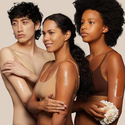 OGX_Hydration_+_Sea_Kelp_&_Hyaluronic_Acid_Sulfate-Free_Lightly_Moisturizing_Body_Scrub_with_Black_Rice,_Gentle_Exfoliating_Daily_Body_Wash_to_Soften_&_Smooth_Skin,_19.5_Fl_Oz