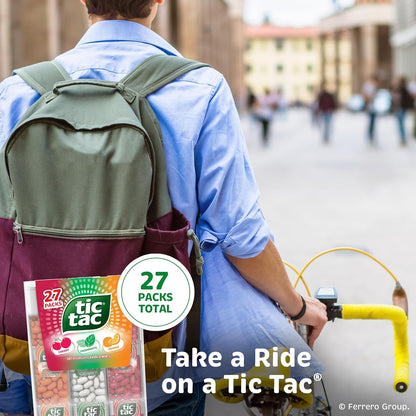 Tic_Tac_Variety_Pack_Mega_Box,_Bulk_27_Packs,_Cherry,_Freshmints,_Orange,_Refreshing_Fruity_Mints,_Classic_Box,_17.14_oz​
