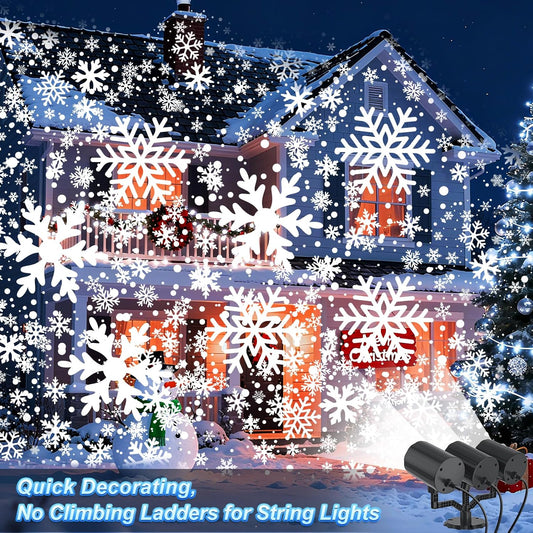 Christmas_Projector_Lights_Outdoor,_2025_Upgraded_Triple_Head_Snowflake_Projector_High_Brightness,_Led_Dynamic_Rotating_Snowfall_Projection_IP65_Waterproof_with_16.4ft_Cord_for_Yard_Houses_Party_Decor