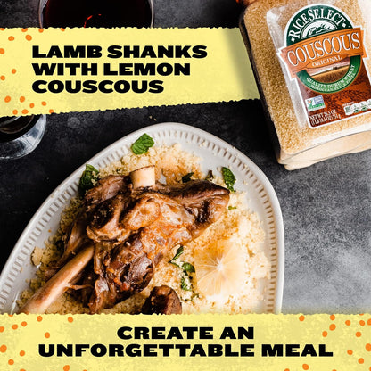 RiceSelect_Couscous,_Moroccan-Style_Wheat_Couscous_Pasta,_Non-GMO,_26.5-Ounce_Jar,_(Pack_of_1)