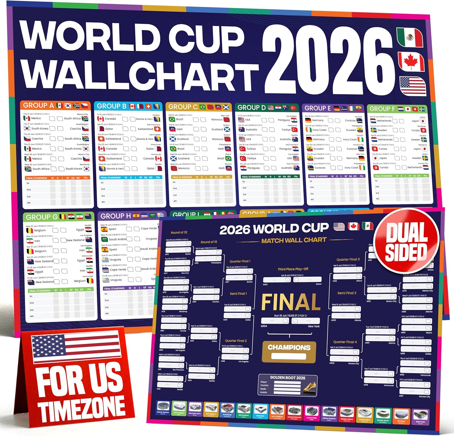 2026_World_Cup_Bracket_Poster_2026_|_A1_Size_2026_World_Cup_Soccer_Poster_with_US_Kick_Off_Times,_Fixtures,_Stadiums_&_Host_Cities_|_World_Cup_Wall_Chart