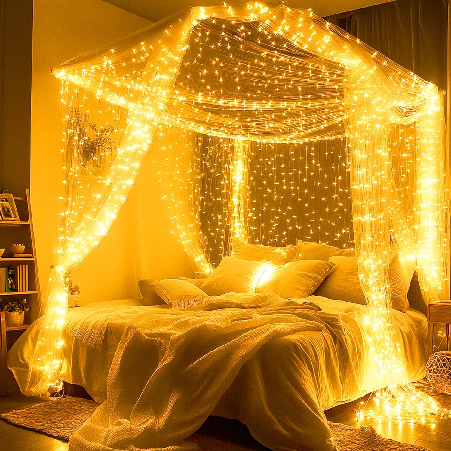 Joomer_LED_Fairy_Lights_Battery_Operated,_2_Pack_Each_16FT_50_LED_Cuttable_Starry_Lights_with_Timer_for_Bedroom,_Parties,_Wedding_Christmas_Indoor_Decor_(Warm_White)