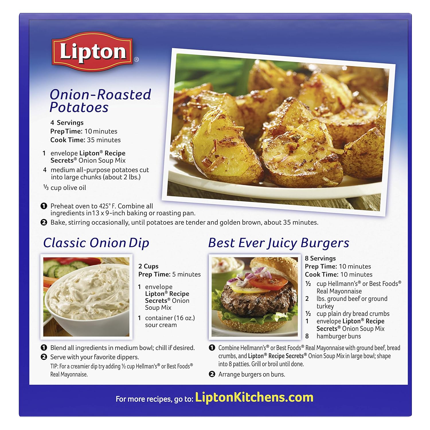 Recipe_Secrets_Lipton_Recipe_Soup_and_Dip_Mix_For_a_Delicious_Meal_Onion_Great_With_Your_Favorite_Recipes,_Dip_or_Soup_Mix_2_oz_(Pack_of_6)