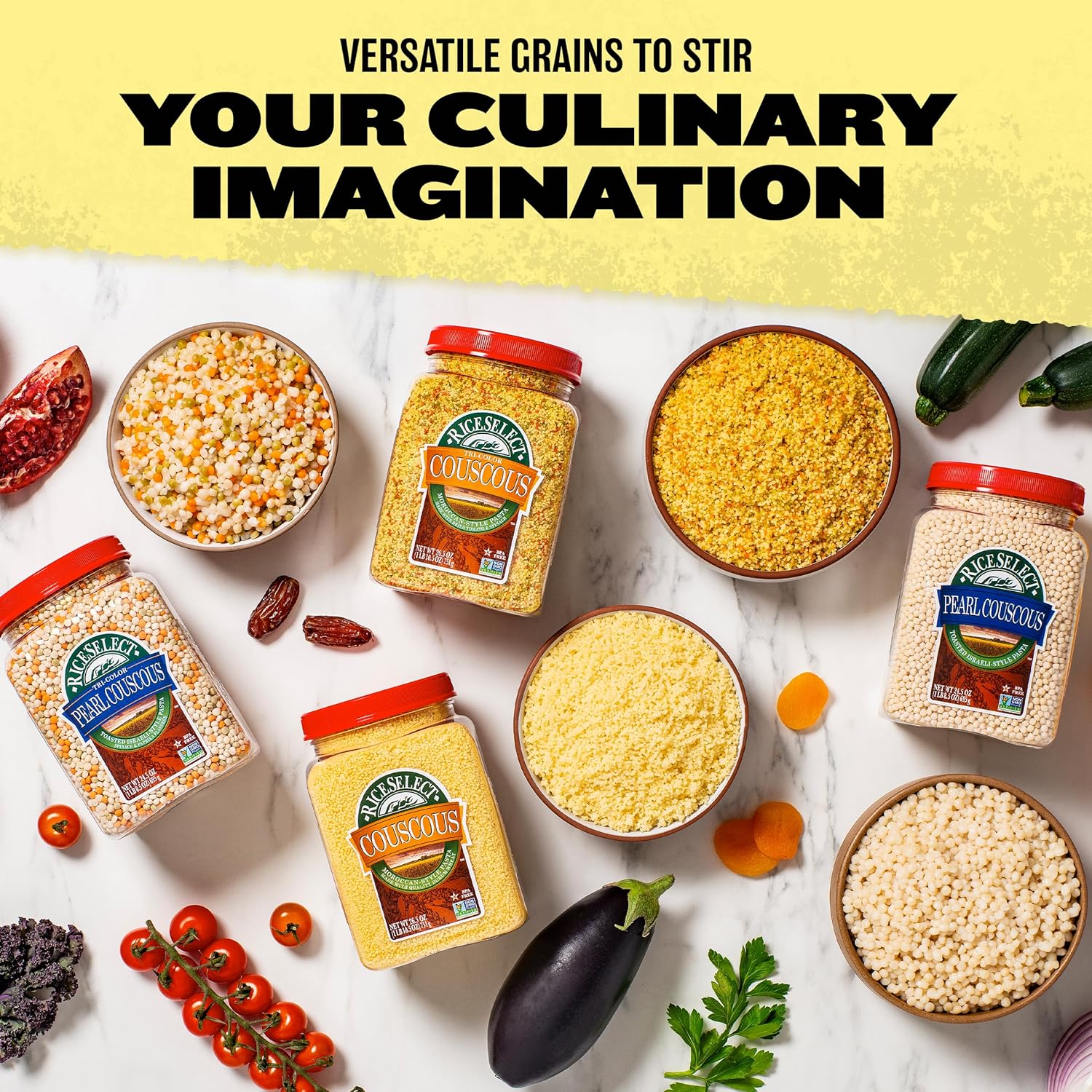 RiceSelect_Couscous,_Moroccan-Style_Wheat_Couscous_Pasta,_Non-GMO,_26.5-Ounce_Jar,_(Pack_of_1)