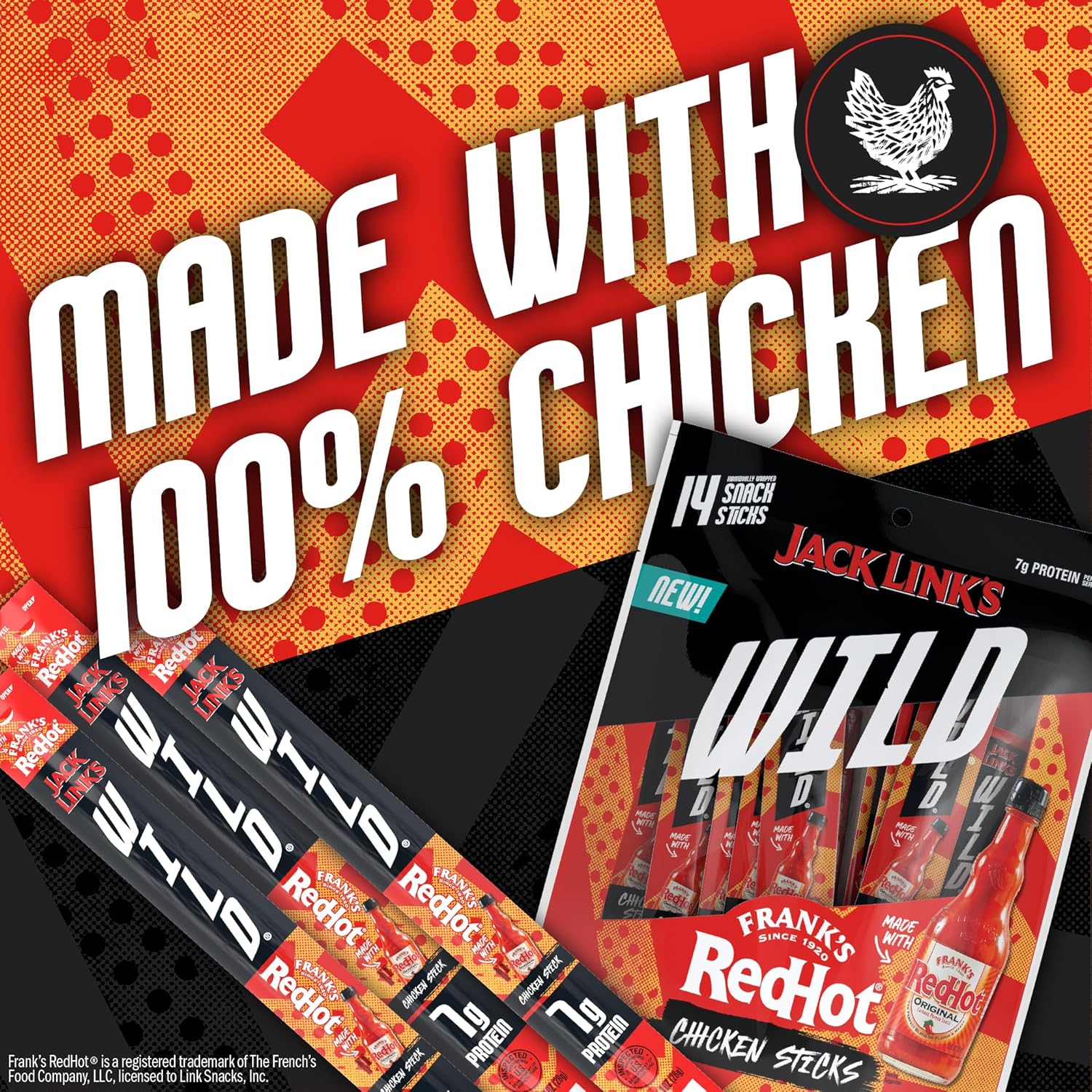 Jack_Link's_Wild_Mini_Chicken_Sticks_Made_with_Frank's_RedHot_Flavor_–_7g_of_Protein_Snacks,_On_The_Go_Snacking,_Keto_&_Paleo_Snack,_Carnivore_Diet_Ready,_Individually_Wrapped_–_0.5_Oz._(14_Count)