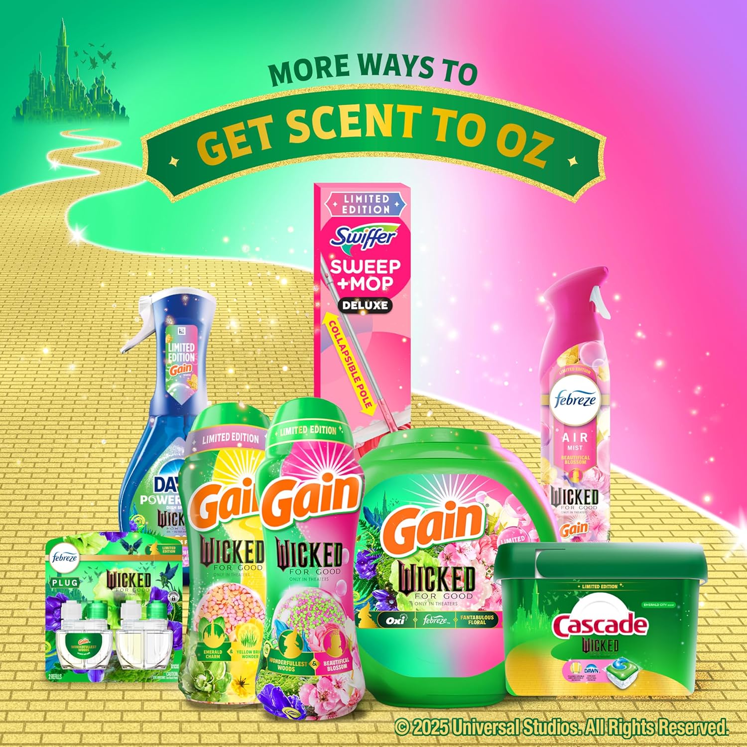 Gain_In-Wash_Laundry_Scent_Booster_"Wicked:_For_Good"_Limited_Edition,_Wonderfullest_Woods_&_Beautifical_Blossom,_12.2_oz,_Fresh_Extender_+_Odor_Protection_Laundry_Beads