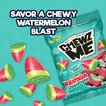 ChewzMe_Watermelon_Gummies,_Sour_Gummy_Candy,_6_oz_(Pack_of_1)