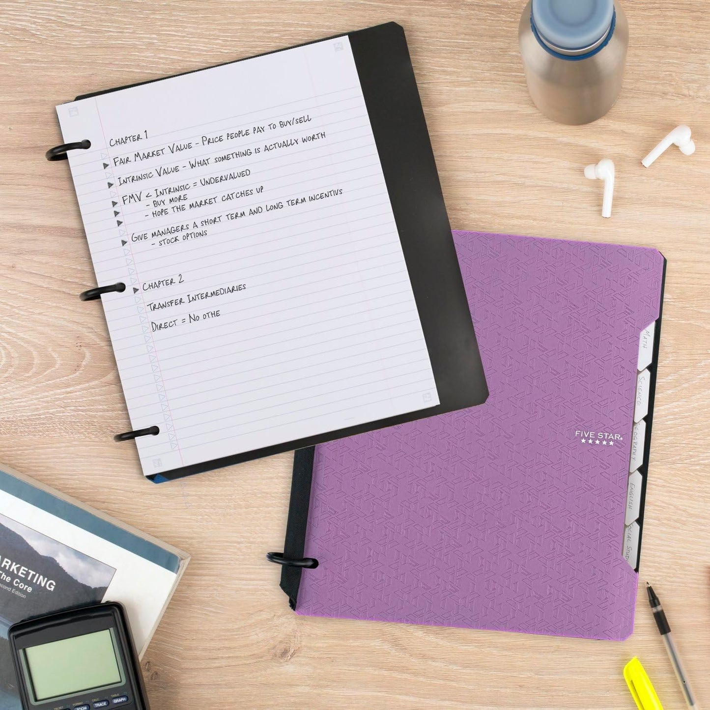 Five_Star_Flex_Refillable_Notebook_+_Study_App,_College_Ruled_Paper,_1_Inch_TechLock_Rings,_Pockets,_Tabs_and_Dividers,_200_Sheet_Capacity,_Purple_(29328AB6)