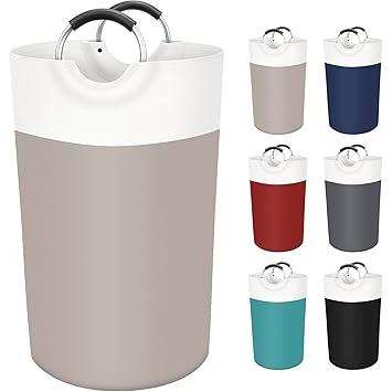 BlissTotes_Laundry_Basket,_Laundry_Hamper,_Collapsible_Laundry_Baskets,_Dirty_Clothes_Hamper,_Waterproof_with_Foam_Protected_Aluminum_Handles_for_College_Dorm,_Family