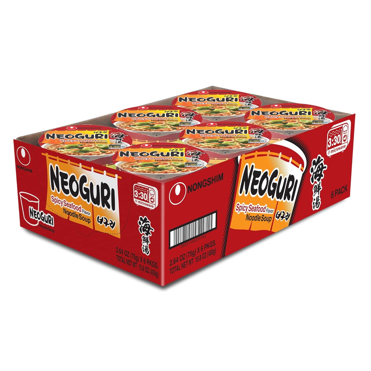 Nongshim_Ramen_Noodles,_Gourmet_Instant_cup,_Premium_Microwavable_Noodle_Soup,_Neoguri_Spicy_Seafood,_2.64_Ounce_(Pack_of_6)