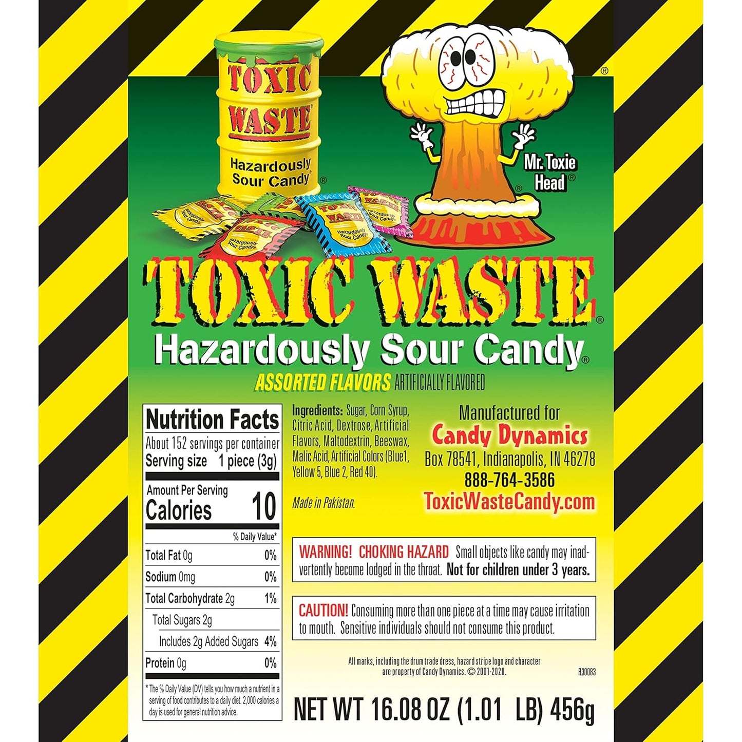 1_Pound_Bag_Assortment_of_Toxic_Waste_Sour_Candy_-_5_Flavors:_Apple,_Watermelon,_Lemon,_Blue_Raspberry,_and_Black_Cherry
