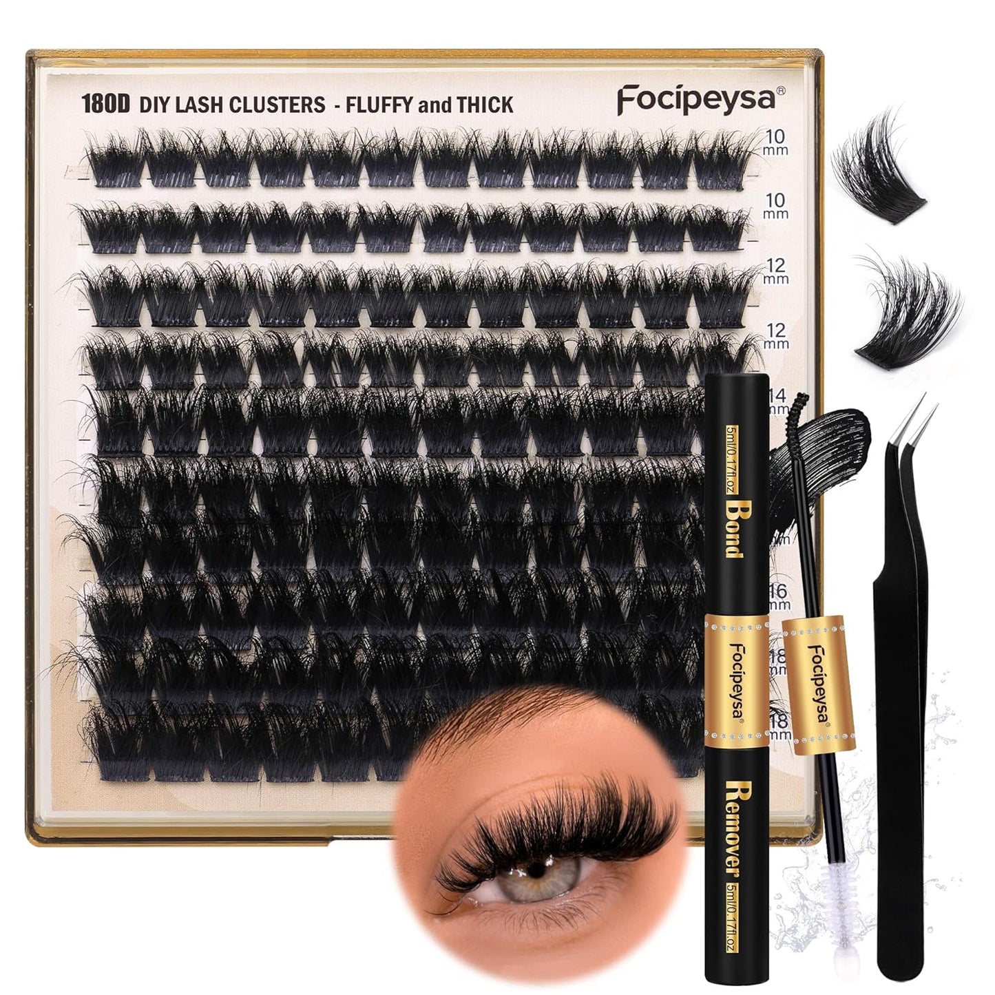 Eyelash_Extension_Kit_Thick_Lash_Clusters_Kit_10-18mm_Fluffy_Clusters_Lashes_180D_Individual_Eyelashes_Kit_with_Lash_Bond,_Lash_Remover,_Lash_Applicator_DIY_Lash_Extension_for_Beginners,_180D-D_Curl